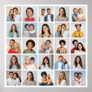 Póster Crear su propio Collage de fotos de 25