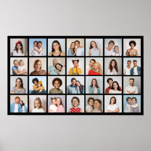 Póster Crear su propio Collage de fotos de 28