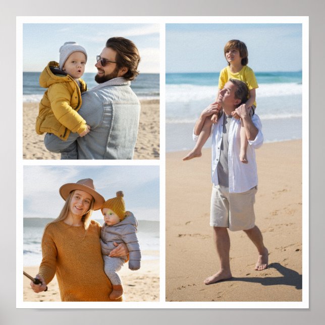 Póster Crear su propio Collage de fotos de 3 (Frente)