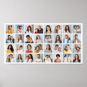 Póster Crear su propio Collage de fotos de 32