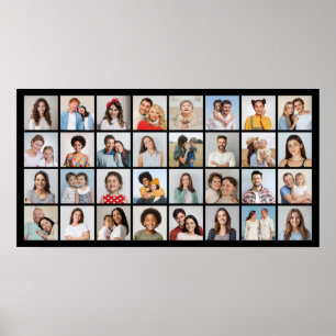 Póster Crear su propio Collage de fotos de 32