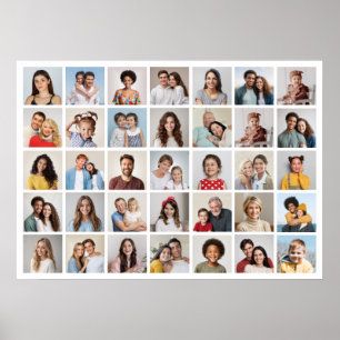 Póster Crear su propio Collage de fotos de 35