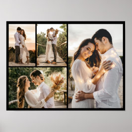 Póster Crear su propio Collage de fotos de 4