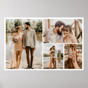 Póster Crear su propio Collage de fotos de 4
