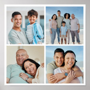 Póster Crear su propio Collage de fotos de 4