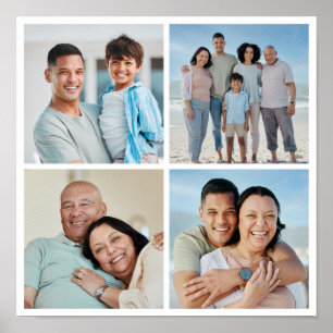 Póster Crear su propio Collage de fotos de 4