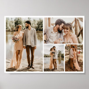 Póster Crear su propio Collage de fotos de 4