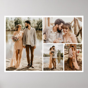 Póster Crear su propio Collage de fotos de 4
