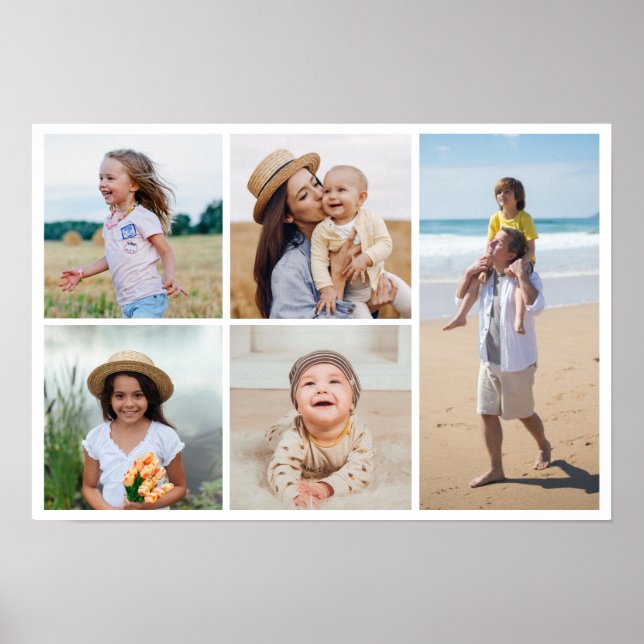 Póster Crear su propio Collage de fotos de 5 (Frente)