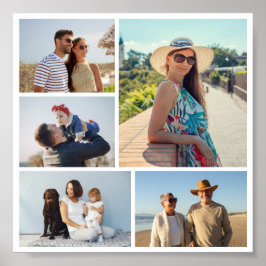 Póster Crear su propio Collage de fotos de 5