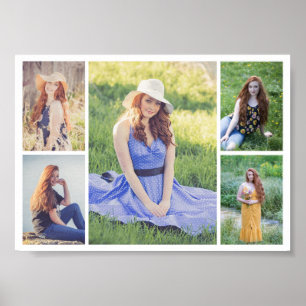 Póster Crear su propio Collage de fotos de 5