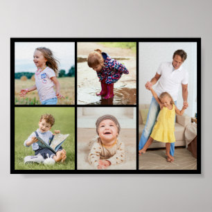 Póster Crear su propio Collage de fotos de 5