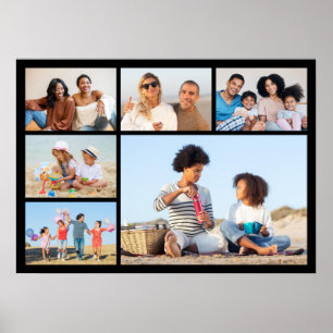 Póster Crear su propio Collage de fotos de 6