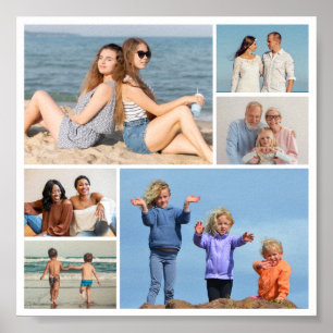 Póster Crear su propio Collage de fotos de 6