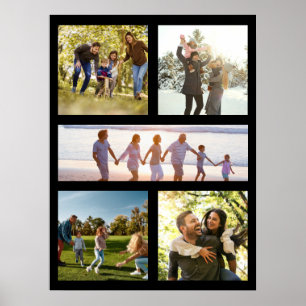 Póster Crear su propio Collage de fotos Personalizado