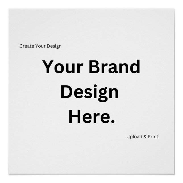 Póster Crear su propio diseño e imprimir (Anverso)
