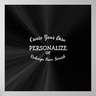 Póster Crear su propio diseño personalizado