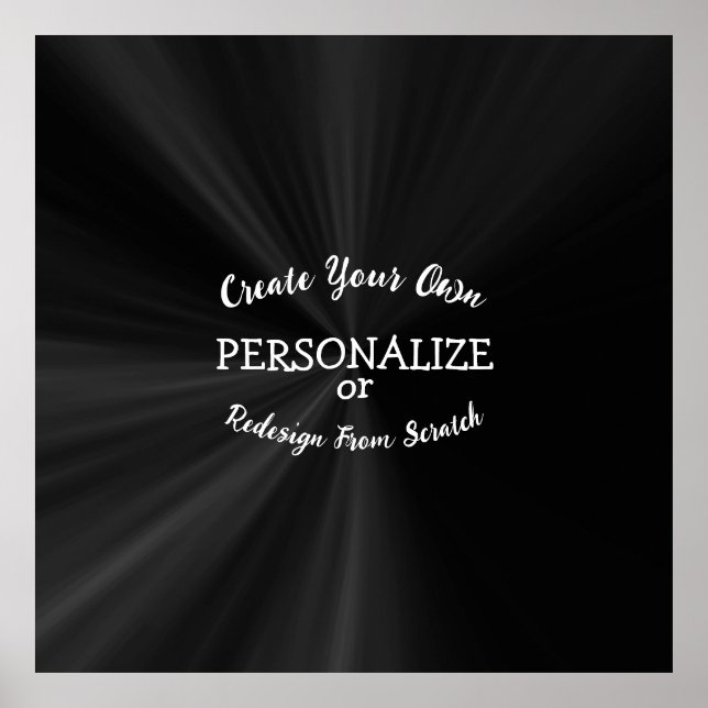 Póster Crear su propio diseño personalizado (Frente)