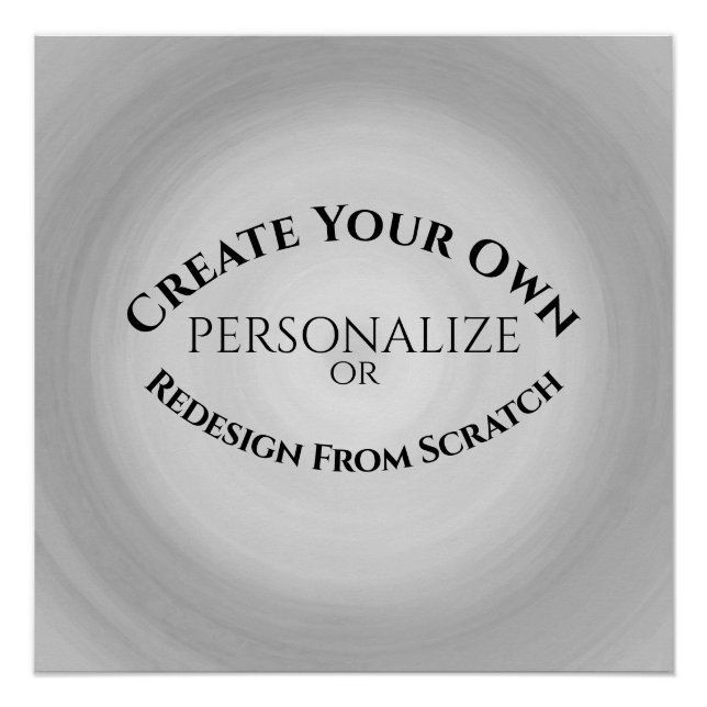 Póster Crear su propio Personalizado (Anverso)