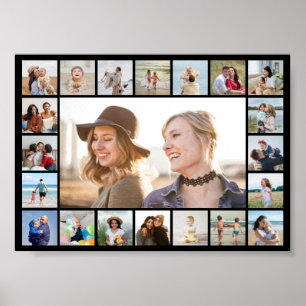 Póster Crear su propio Personalizado 21 color editable pa