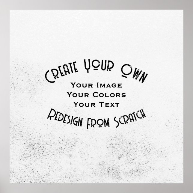 Póster Crear su propio Personalizado diseñado (Frente)