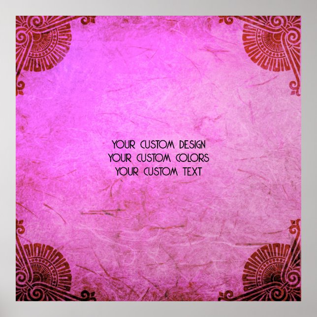 Póster Crear su propio Personalizado personalizado (Frente)