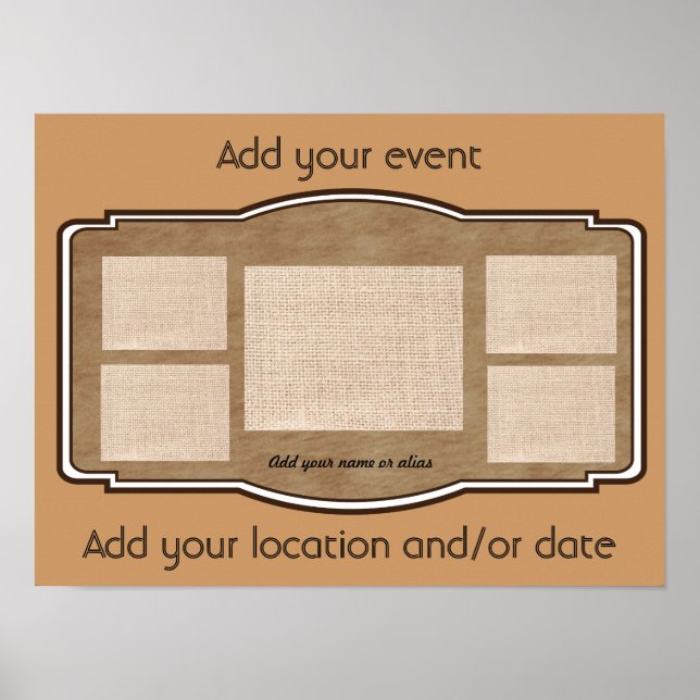 Póster Crear su propio Poster (Frente)