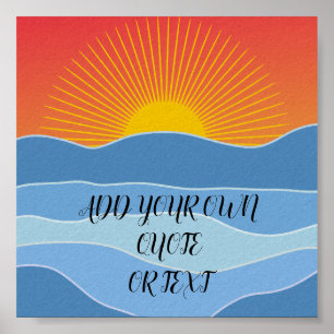 Póster crear su propio poster