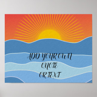 Póster crear su propio poster