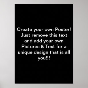 Póster Crear su propio Poster