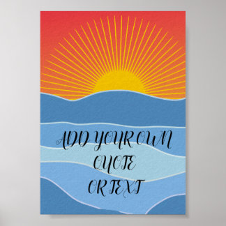 Póster crear su propio poster