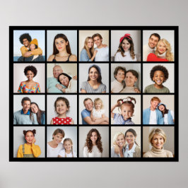 Póster Crear su propio Poster de 20 Collages de fotos