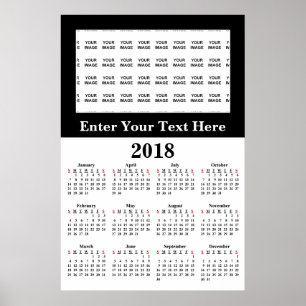 Póster Crear su propio Poster de calendarios de Personali