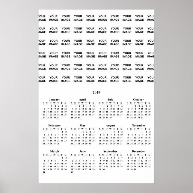 Póster Crear su propio Poster de calendarios de Personali (Frente)