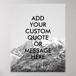 Póster Crear su propio poster de presupuesto