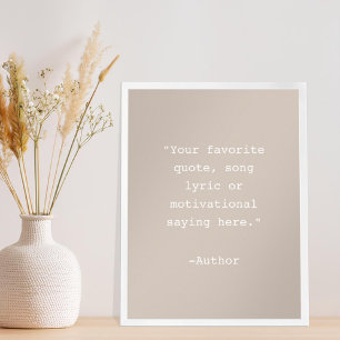 Póster Crear su propio Poster de presupuesto