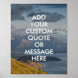 Póster Crear su propio Poster de presupuesto