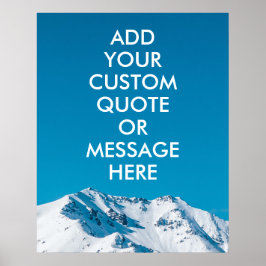 Póster Crear su propio poster de presupuesto