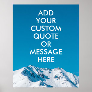 Póster Crear su propio poster de presupuesto