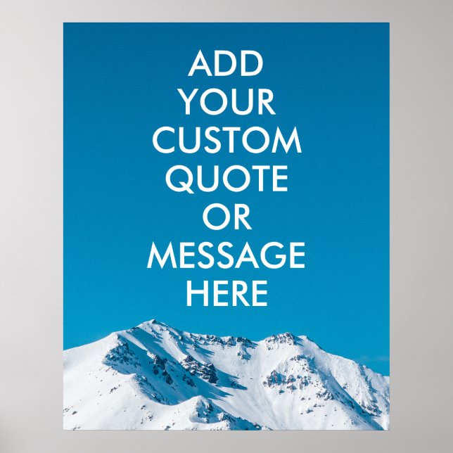 Póster Crear su propio poster de presupuesto (Frente)