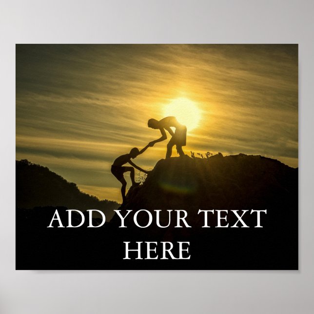 Póster Crear su propio Poster de presupuesto Inspirador (Frente)