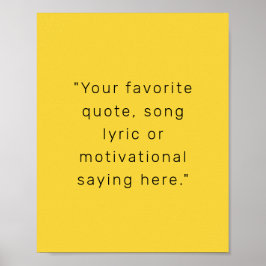 Póster Crear su propio Poster de presupuesto personalizad