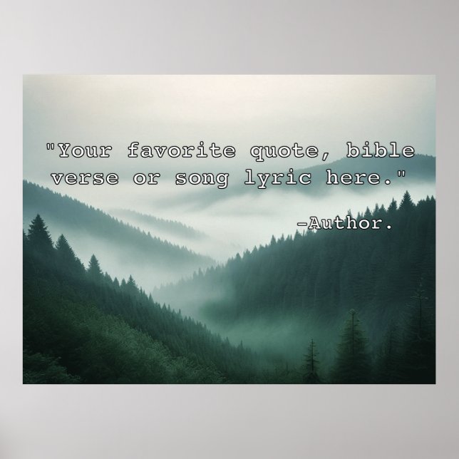 Póster Crear su propio Poster de presupuesto Personalizad (Frente)