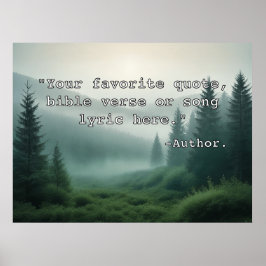 Póster Crear su propio Poster de presupuesto Personalizad