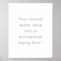 Crear su propio Poster de presupuesto personalizad