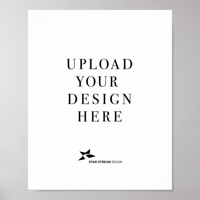 Póster Crear su propio Poster de retrato de diseño (Frente)