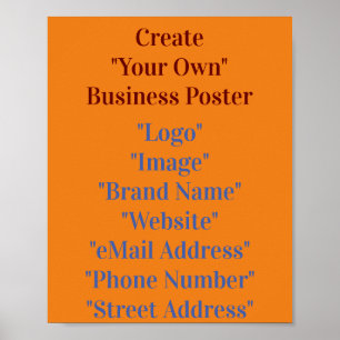 Póster Crear su propio Poster empresarial