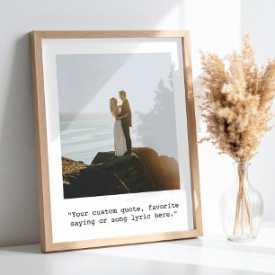 Póster Crear su propio Poster fotográfico de presupuesto