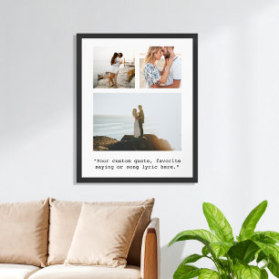 Póster Crear su propio Poster fotográfico de presupuesto 