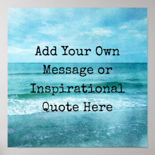 Póster Crear su propio presupuesto Inspirador motivaciona